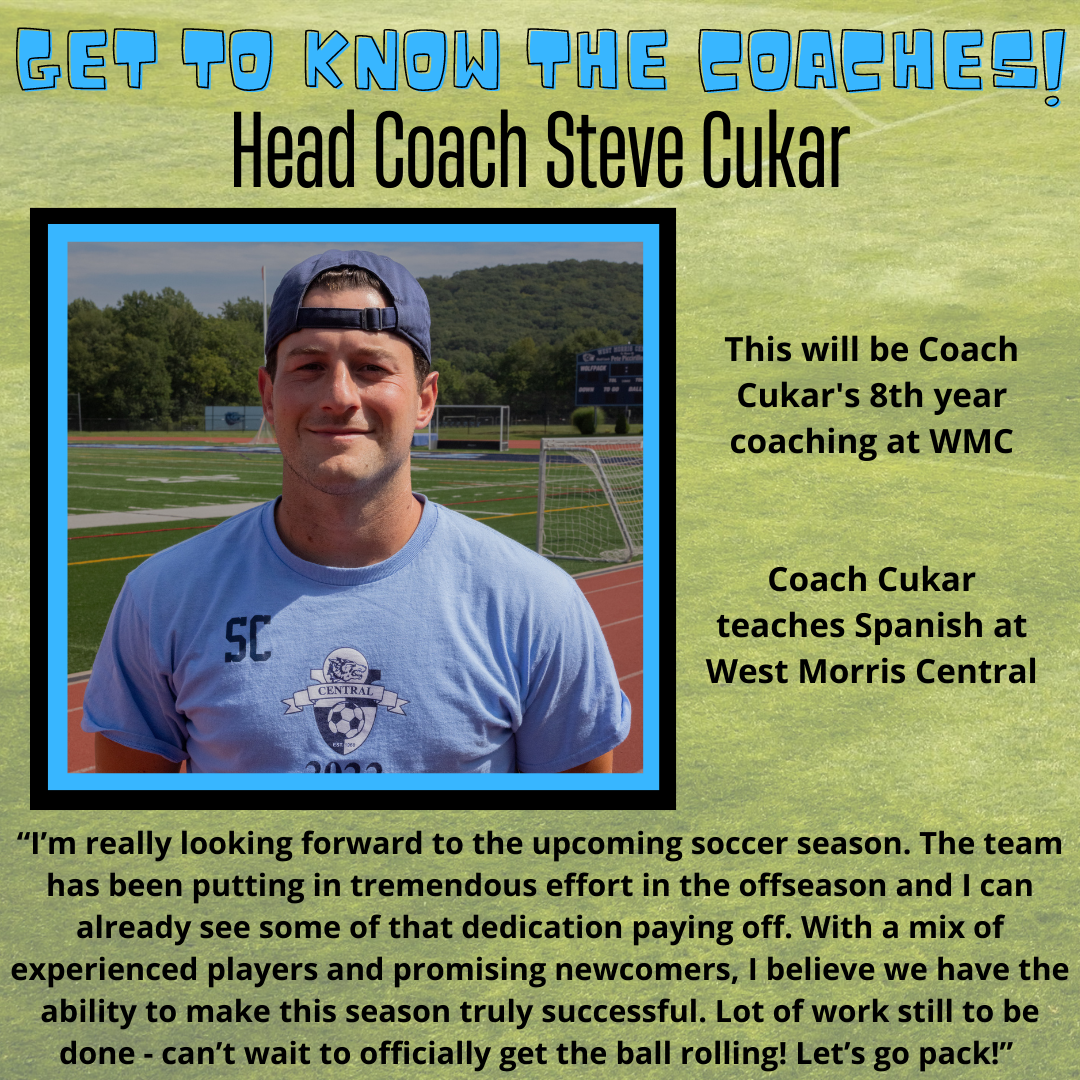 WMC Varsity Coach Steve Cukar