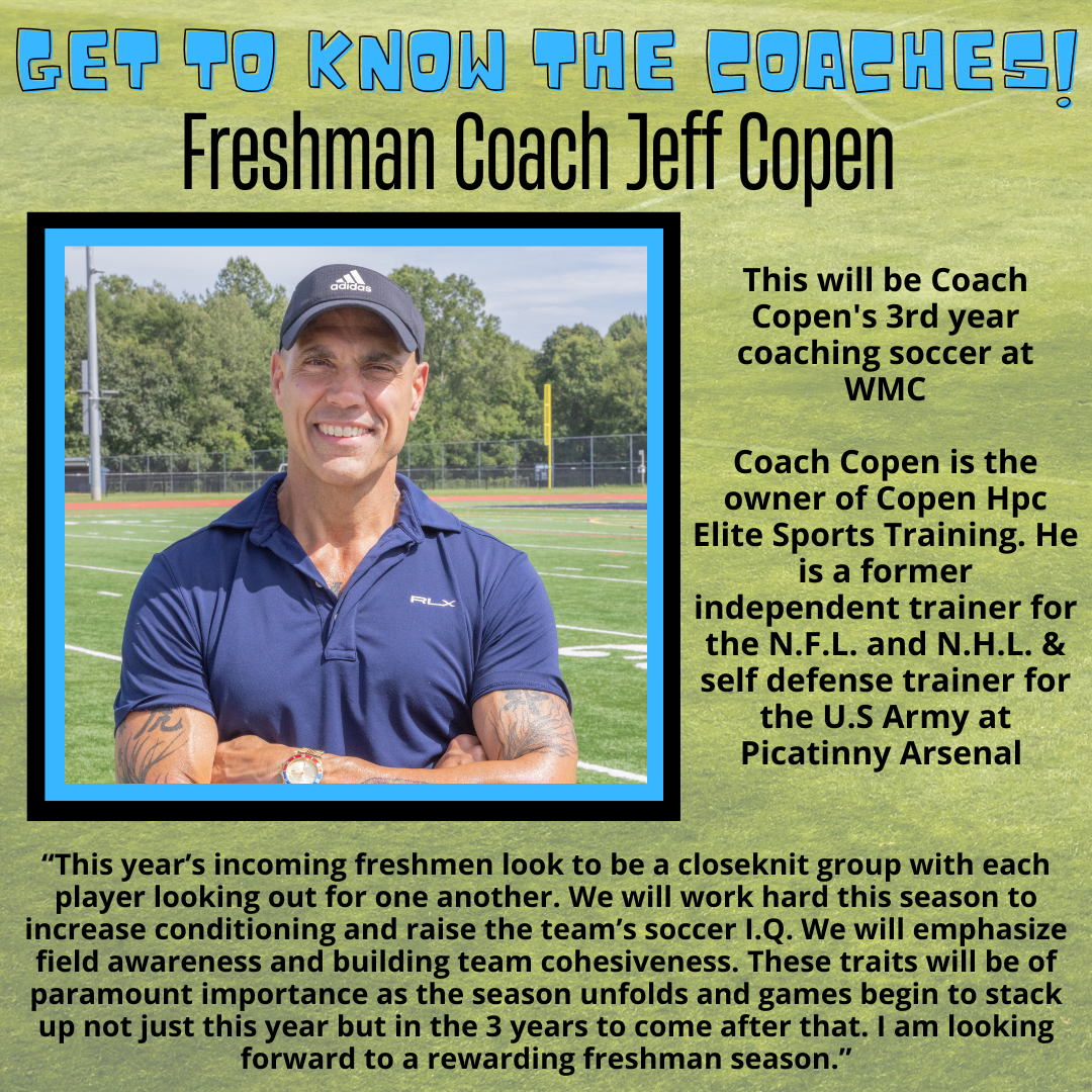WMC Freshmen Coach Jeff Copen